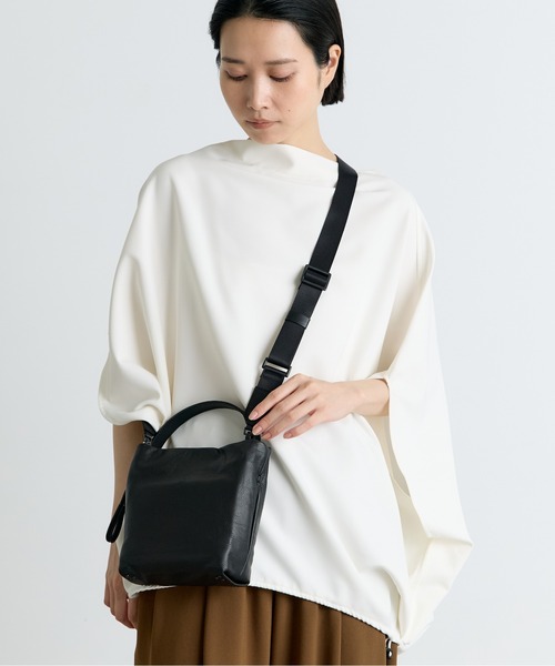 ショルダーストラップ ショルダーバッグ バッグ 「TESSEN CREATION/テッセンクリエーション」BASIC POUCH S/ベーシックポーチS/ショルダーバッグ/撥水牛革