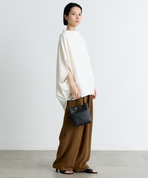 ショルダーストラップ ショルダーバッグ バッグ 「TESSEN CREATION/テッセンクリエーション」BASIC POUCH S/ベーシックポーチS/ショルダーバッグ/撥水牛革