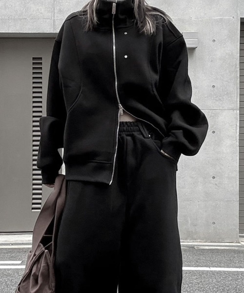 YACA（ヤーカ） トレーナー スウェット High Neck Zip Sweat