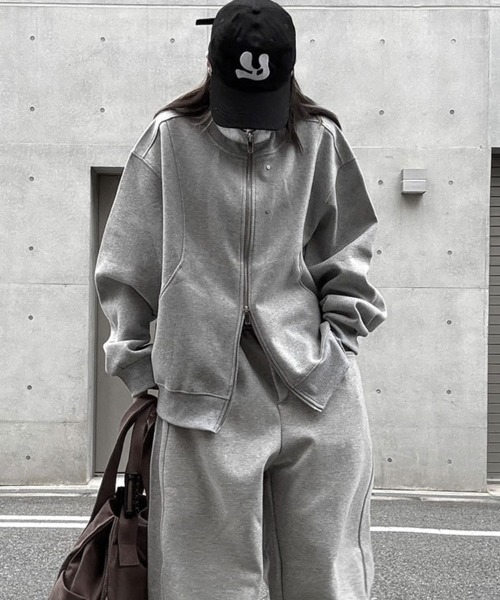 YACA（ヤーカ） トレーナー スウェット High Neck Zip Sweat