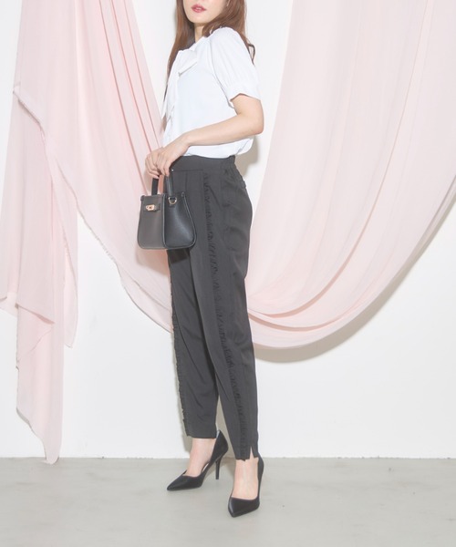tocco closet（トッコ クローゼット） ブラウス シャツ 半袖 ボウタイ
