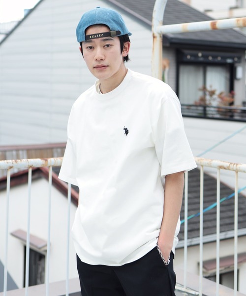 送料無料 オーバーサイズ ユニセックス おしゃれ 7331 U.S. POLO ASSN. tシャツ / ユーエスポロアッスン 別注 コラボ