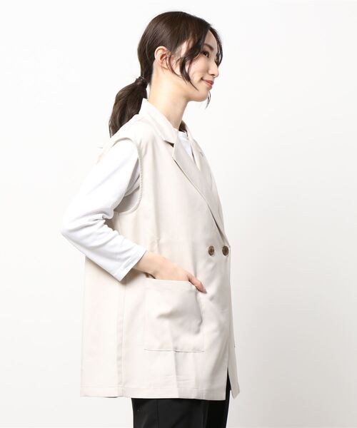 ✨新品タグ付き✨セオリー ジレ ベスト リネン テーラード ホワイト