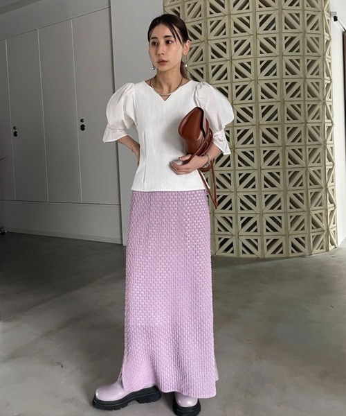 Ameri VINTAGE - アメリヴィンテージ SEE THROUGH CUT SKIRT
