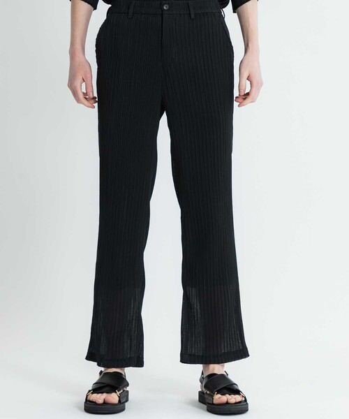 SHAREEF シャリーフ　STUDIOUS別注 PLEATS PANTS DOUBLE BELT PANTS（スラックス）｜SHAREEF（シャリーフ）の