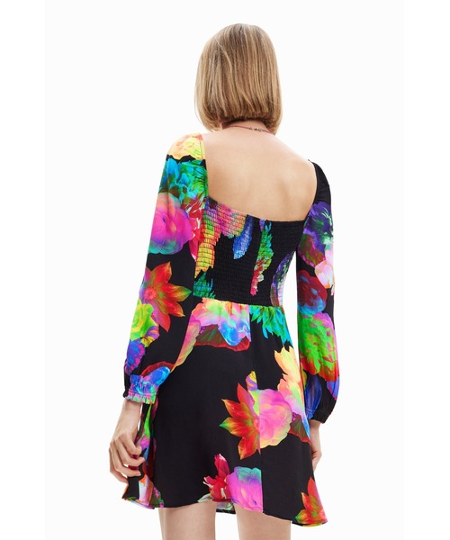 Desigual（デシグアル） パーティードレス ワンピース 花柄 Aライン