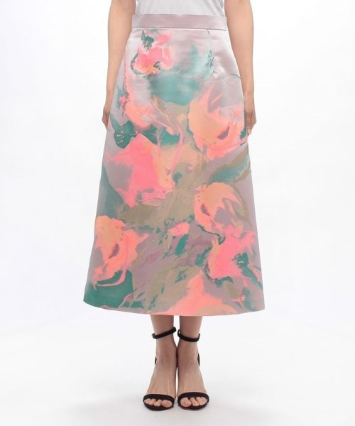 【極美品】2024✨️完売品 ルルウィルビー スパークル ジャガード スカート 未使用級】2024✨️完売品 ルルウィルビー スパークル ジャガード