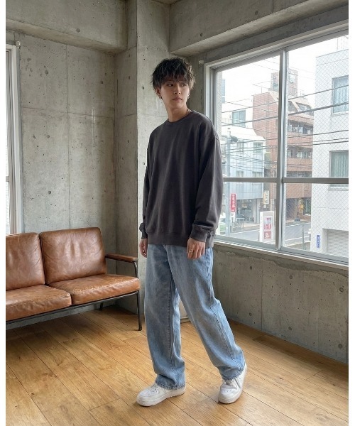 ジーンズ ヴィンテージメンズルーズストレートデニム メンズ