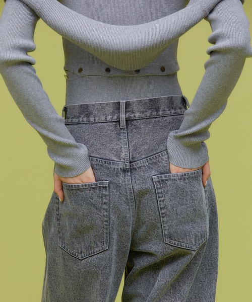 Things that matter デニムパンツ　美品 THINGS THAT MATTER ジーンズ デニム デニムパンツ KNEE CUTTING