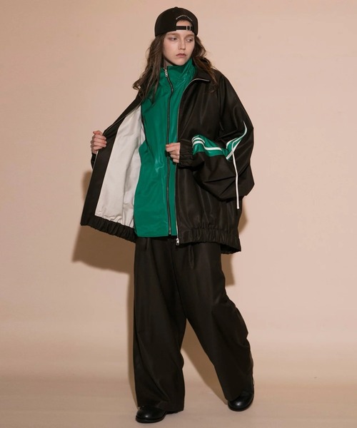 MATERIAL MIX・GIMMICK LINE BIG BLOUSON MATERIAL MIX・GIMMICK LINE BIG BLOUSON