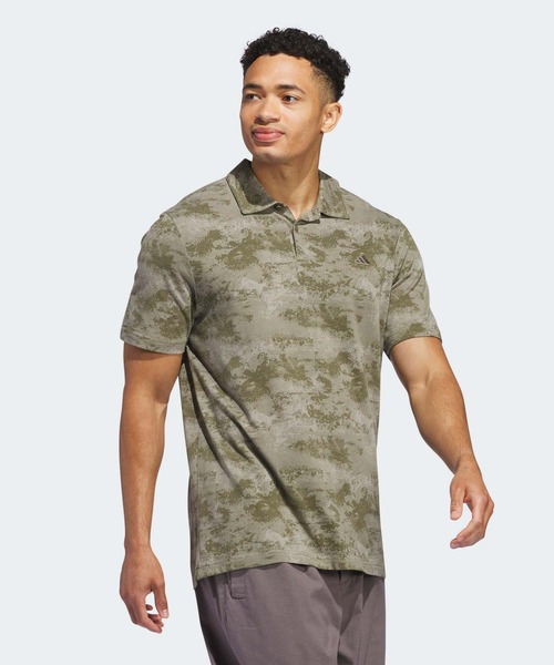 adidas - 【adidas GOLF/アディダス】GO-TOトーナルカモ メッシュシャツ L adidas ポロシャツ GO-TO トーナルカモ メッシュシャツ「adidas