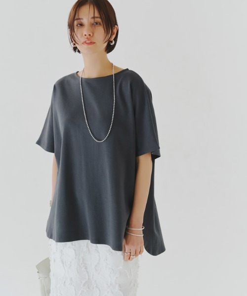 tシャツ 「RASW」コーマコットンオーバーTシャツ レディース RASW tシャツ 「RASW」コーマコットンオーバーTシャツ