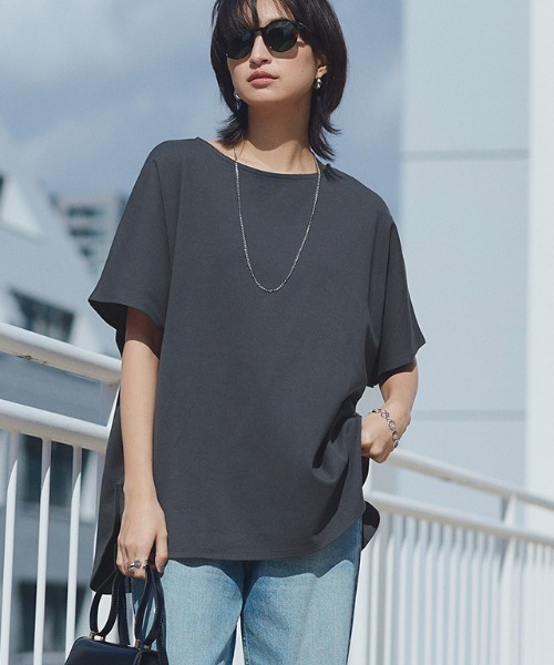 RASW tシャツ 「RASW」コーマコットンオーバーTシャツ