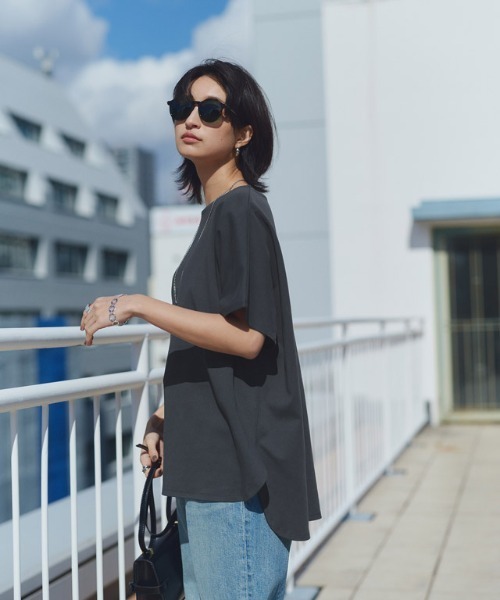 RASW tシャツ 「RASW」コーマコットンオーバーTシャツ