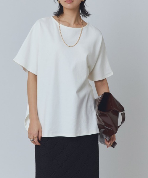 ラス RASW コーマコットンオーバーTシャツ （オフホワイト） ラス RASW コーマコットンオーバーTシャツ （オフホワイト） -靴