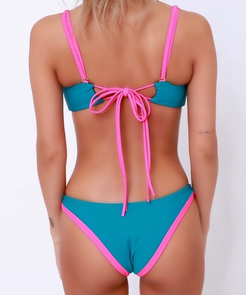 PINKY SHAKE（ピンキーシェイク） 水着 audrey bicolor bandeau