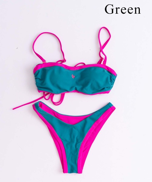 PINKY SHAKE（ピンキーシェイク） 水着 audrey bicolor bandeau