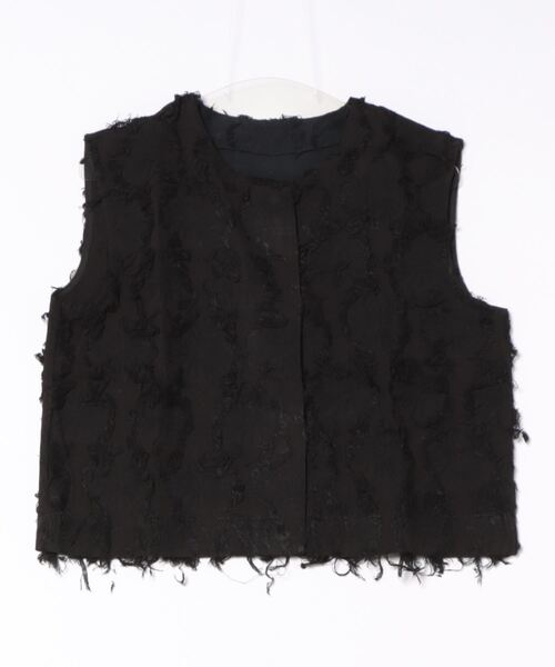 ベスト ジレ fringe vest レディース