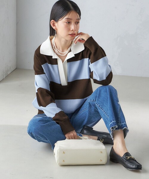 WRAPIKNOT ニット WRAPINKNOT ニット セーター 「SHIPS別注」WRAPINKNOT:ラガー
