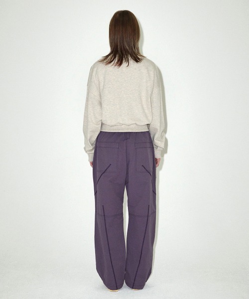 トレーナー スウェット 「mahagrid/マハグリッド」 SWEET SOUND CROP SWEATSHIRT/スウィートサウンド クロップ スウ MAHAGRID トレーナー スウェット 「mahagrid/マハグリッド