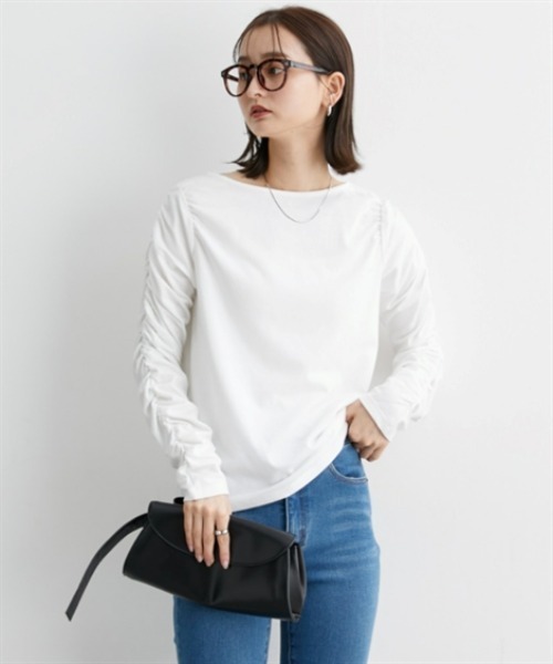 シャーリング７分袖Ｔシャツ★半袖Ｔシャツ タック袖★レギンス◎３点セット シャーリング7分袖Tシャツ☆半袖Tシャツ タック袖☆レギンス◎3