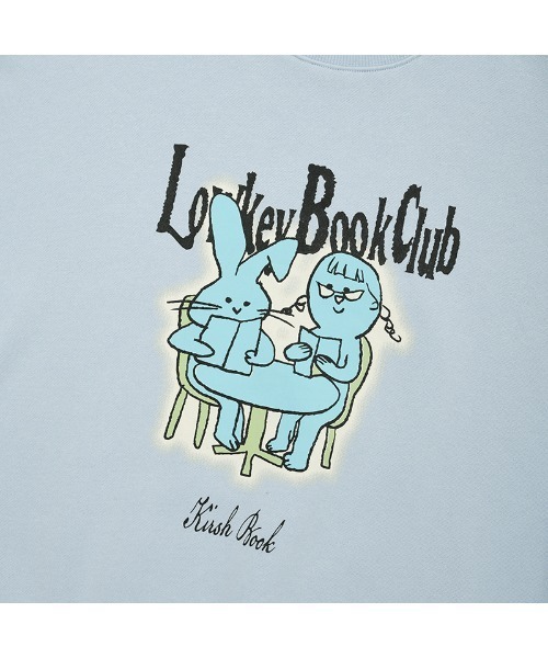 トレーナー スウェット KIRSH LOWKEY BOOK CLUB GRAPHIC SWEATSHIRT ウィティーバニー グラフィック スウェット KIRSH LOWKEY BOOK CLUB GRAPHIC SWEATSHIRT ウィティーバニー