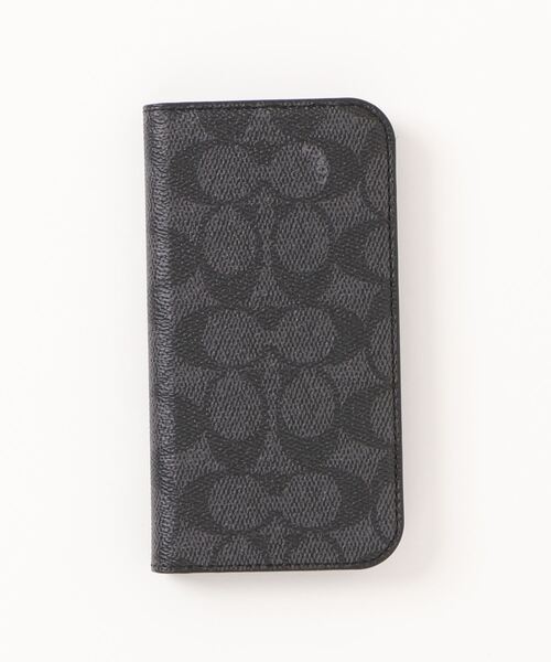 COACH スマホケース IPHONE 16 フォリオ・シグネチャー