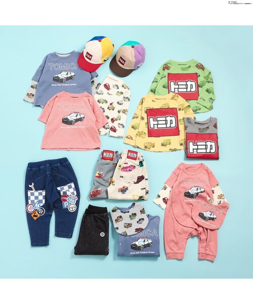 BIT'Z パンツ 「トミカコラボ」ワッペン付きパンツ キッズ 子供