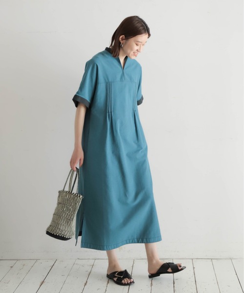 NOMBRE　INPAIR　TCカットコンビバンザイワンピース TCカットコンビ リブ付キバンザイワンピース | NOMBRE IMPAIR