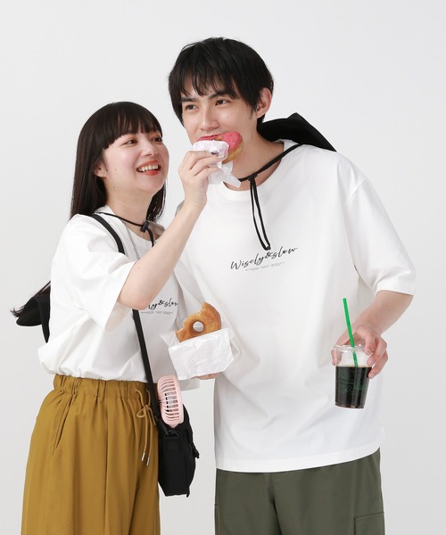 GLOBAL WORK（グローバルワーク） tシャツ サラサラ快適DRYTシャツ