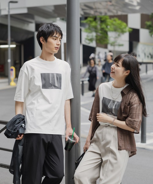 GLOBAL WORK（グローバルワーク） tシャツ サラサラ快適DRYTシャツ