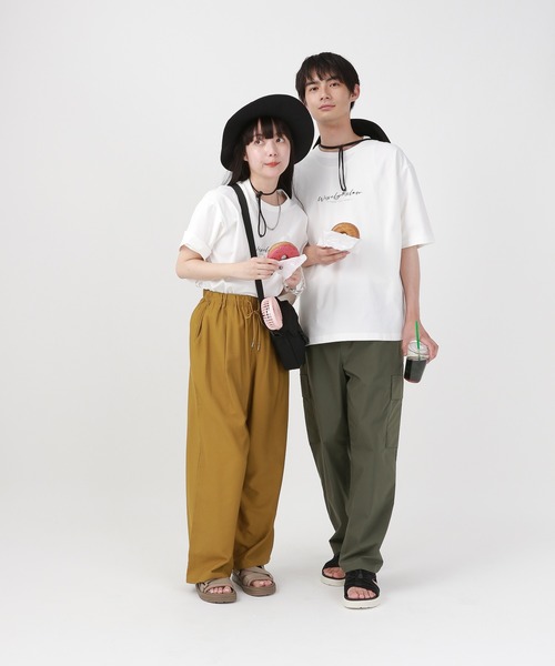 マル様 リクエスト 2点 まとめ商品 GLOBAL WORK｜サラサラ快適DRYプリントTシャツ/半袖/288117