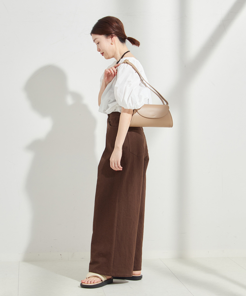 journal standard L'essage ブラウス シャツ ギャザースリーブ