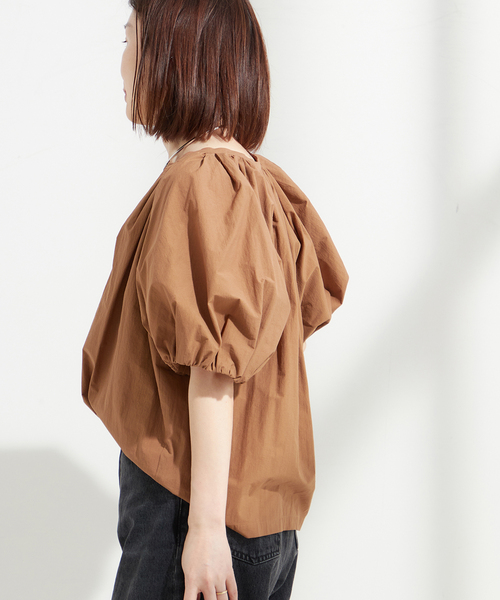 JOURNALSTANDARDL'ESSAGEギャザースリーブブラウス journal standard L'essage ブラウス シャツ ギャザースリーブ
