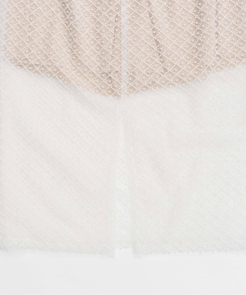 MAISON SPECIAL（メゾンスペシャル） スカート Pearl Beaded Skirt