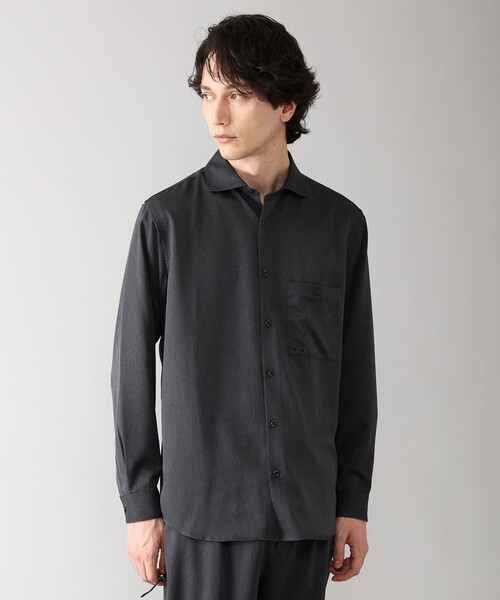 [CASABLANCA]アトラス ロングスリーブシャツ Columbia シャツ Columbia／COLUMBIA BLACK LABEL／ピエール