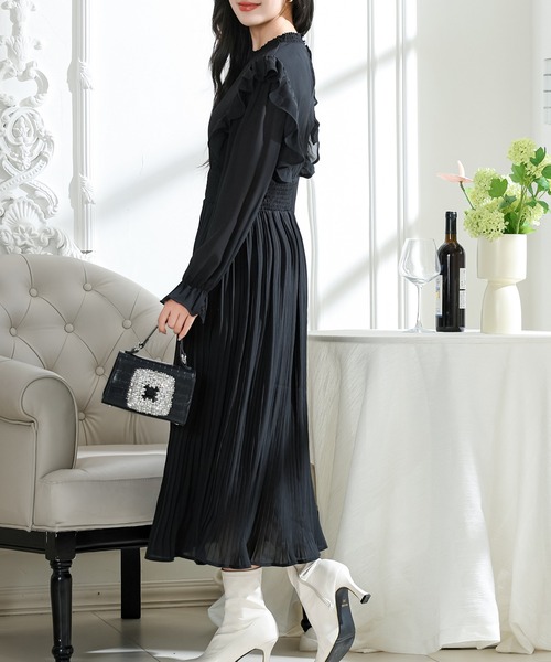 【rosemary】5点おまとめ❤️✨ワンピース Lace Ladies（レースレディース） ワンピース 肩フリル プリーツ