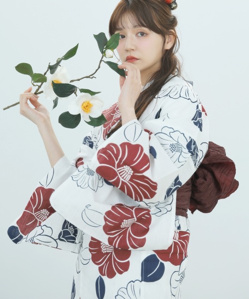 Dita 浴衣 「かんたん着付け」二部式浴衣3点セット(セパレート