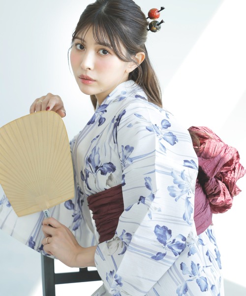 Dita 浴衣 「かんたん着付け」二部式浴衣3点セット(セパレート