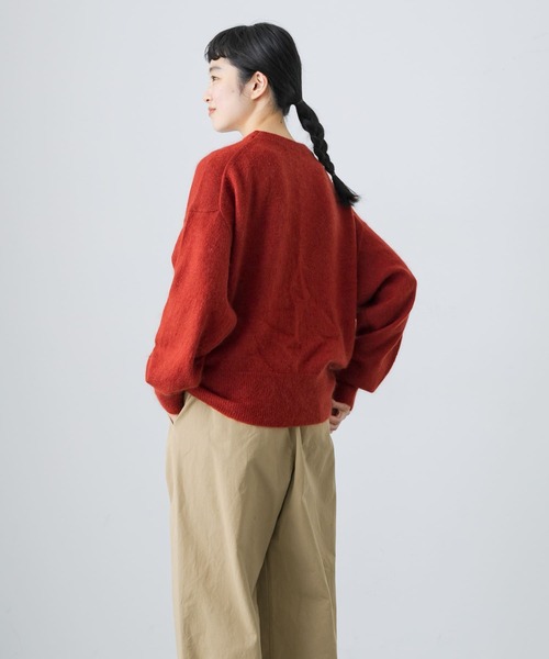 かぐれ　グレー　プルオーバーニット かぐれ｜リネンプルオーバーニット | Rakuten Fashion(楽天