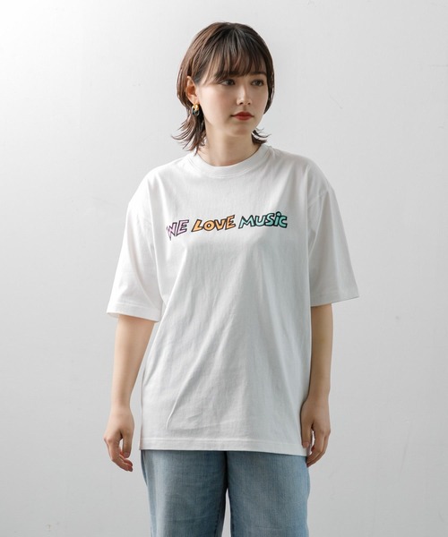 tシャツ 「MEN ， WOMEN」CAPSULE-T Rob we love music SS Tee レディース メンズ