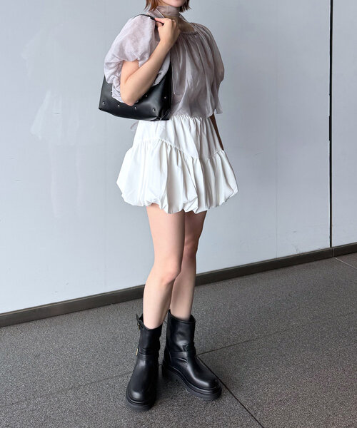 M-LINE スカート 「mline」ランダム バルーンスカパン