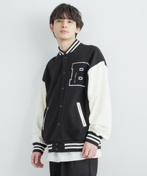 「Rocky Monroe」 「Beno」スタジャン L グリーン メンズの画像3