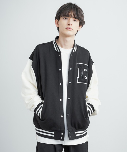 「Rocky Monroe」 「Beno」スタジャン L グリーン メンズの画像4