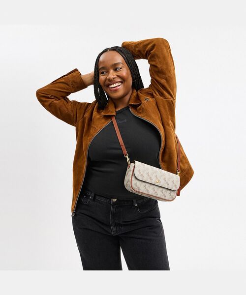 COACH ショルダーバッグ バッグ ブルック フラップ チェーン