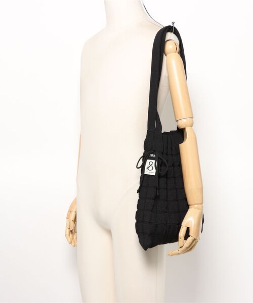 【 】プリーツ モノグラム ショルダーバッグ GRL（グレイル）の「2Wayモノグラム柄レザーショルダーバッグ