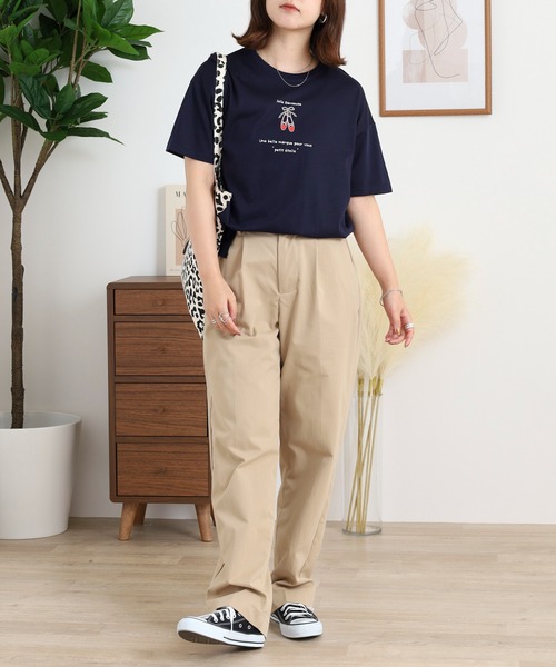 tシャツ BRODIAEA バレエシューズ半袖Tシャツ レディース