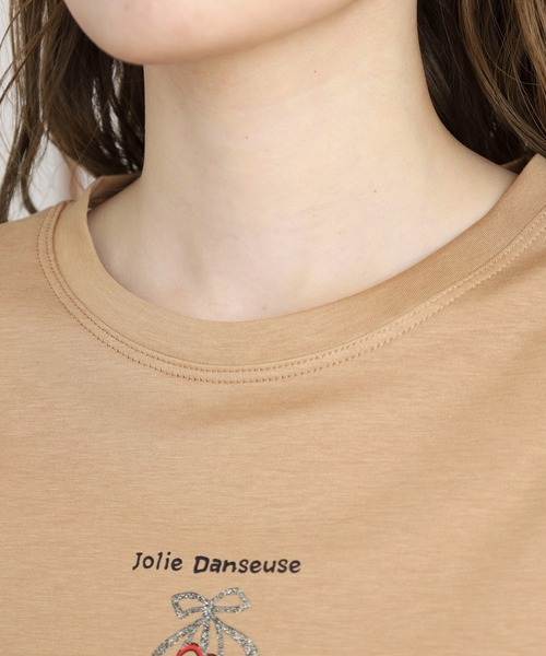 tシャツ BRODIAEA バレエシューズ半袖Tシャツ レディース