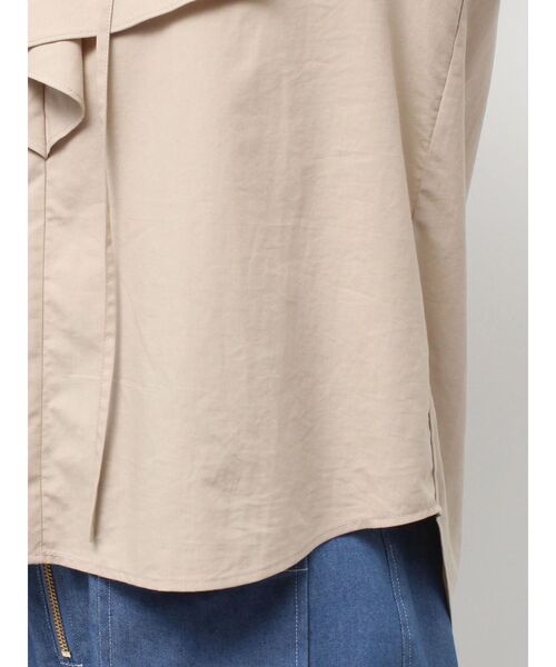 TONAL（トーナル） ブラウス シャツ ラッフルフリルブラウス