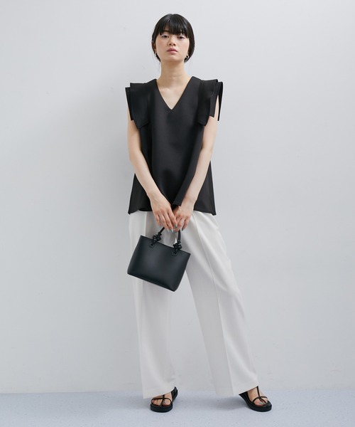 「ADAM ET ROPE'」 ノースリーブトップス FREE ブルー系その他4 レディース_画像3